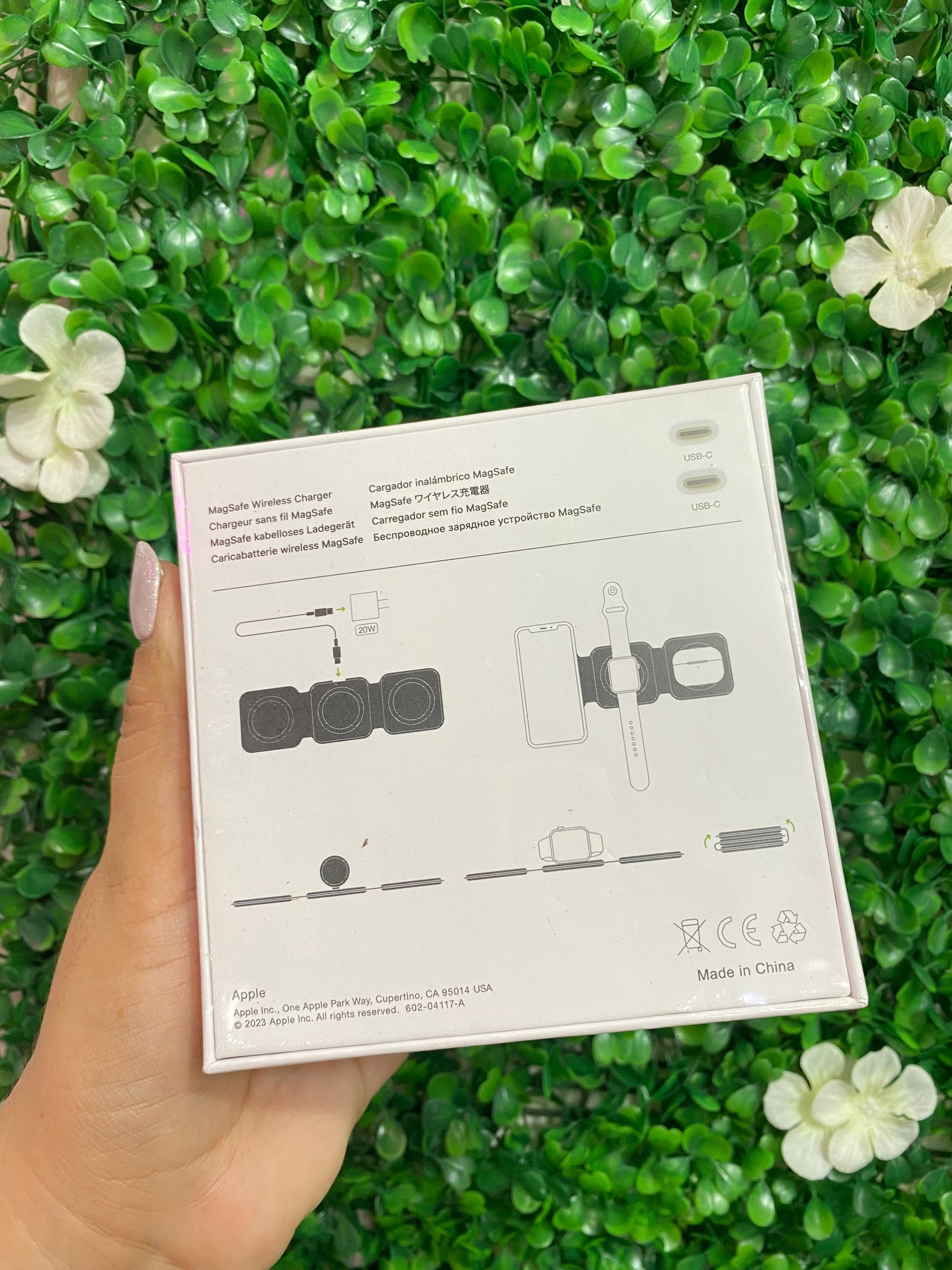 Cargador 3 en 1 MagSafe Wireless