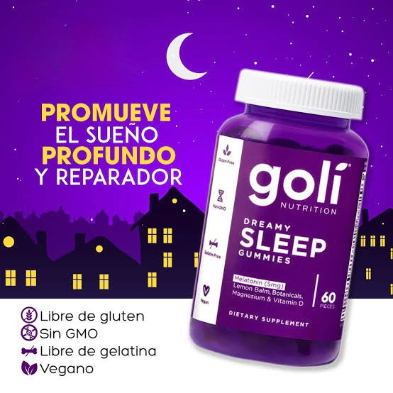 Goli Dreamy SLEEP 60 gomitas 5mg Melatonina