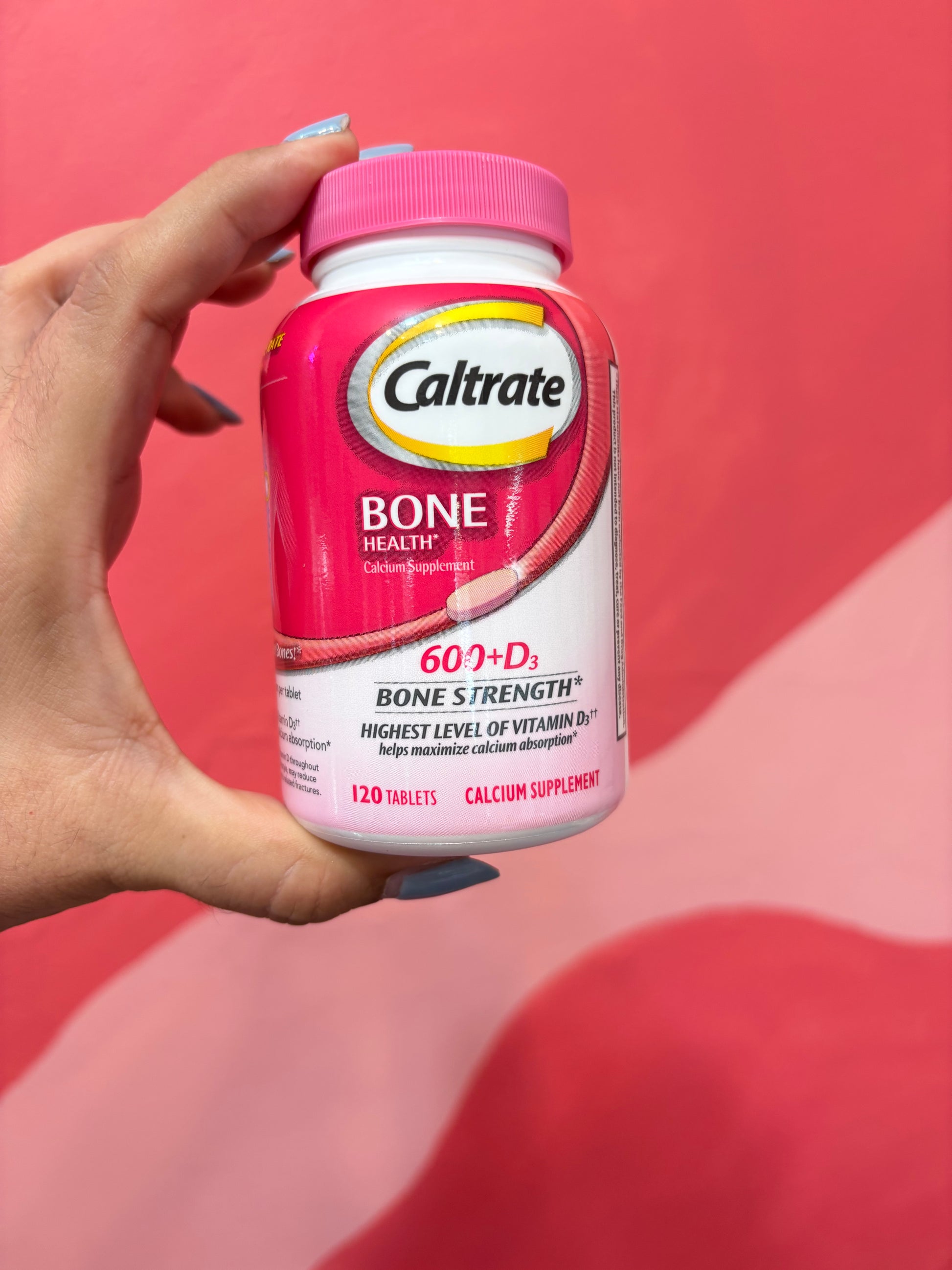 Caltrate 600 Plus D3 Bone Strength -- 120 Tablets