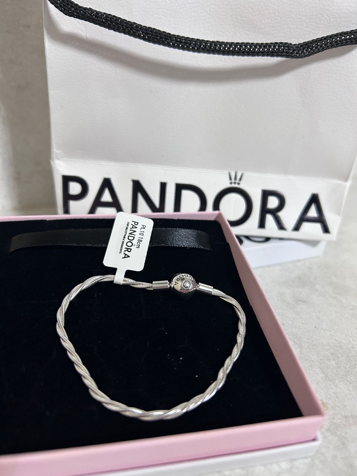 PL10 Brazalete estilo Pandora Calidad Premium Incluye caja