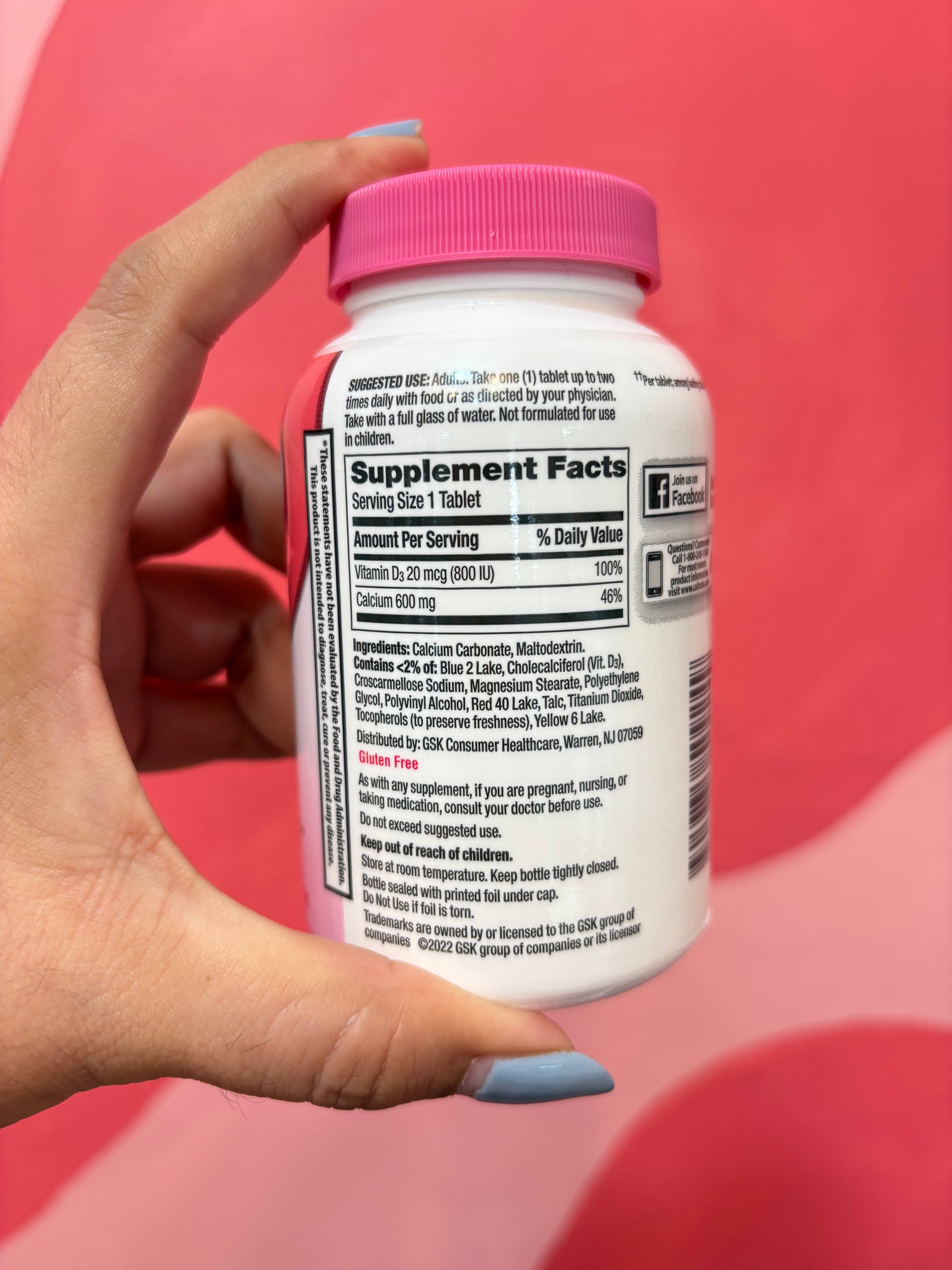 Caltrate 600 Plus D3 Bone Strength -- 120 Tablets