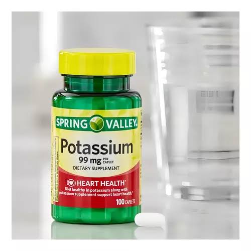 Potasio 99mg 100capsulas Spring Valley