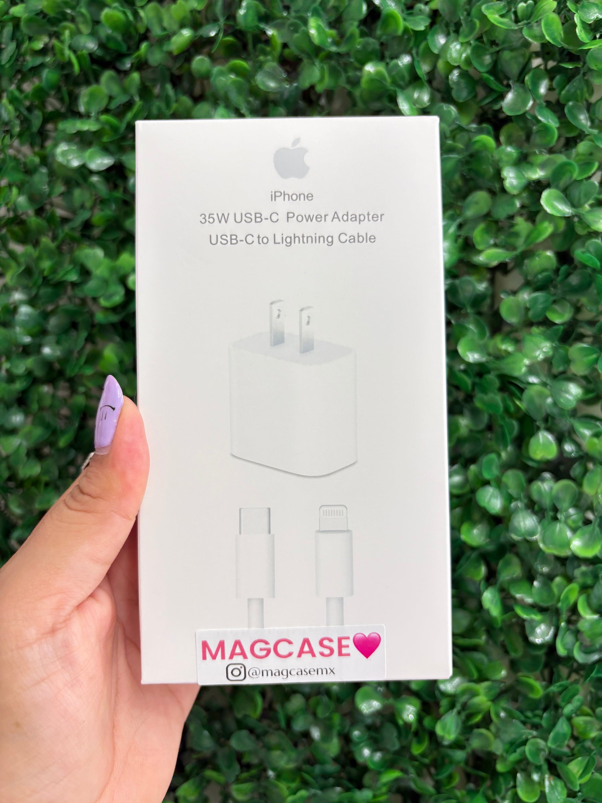 Cargador para iPhone USB C - Lightning / 35W