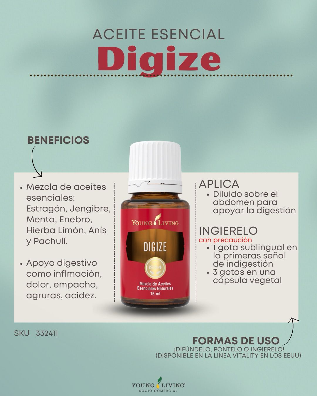 Aceite Esencial DIGIZE 15ml Young Living