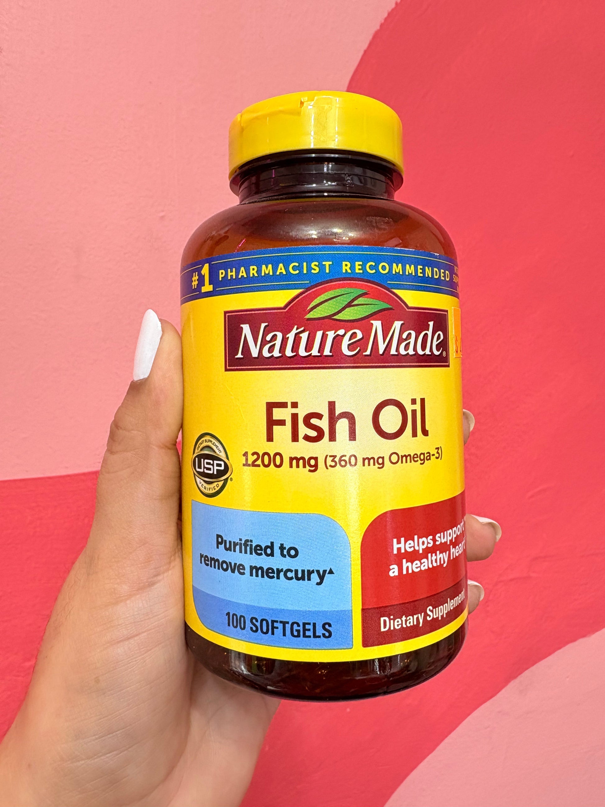 Fish Oil 1200mg (360mg omega 3) Nature Made
