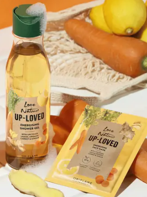 LOVE NATURE Gel de Ducha Energizante con Limón