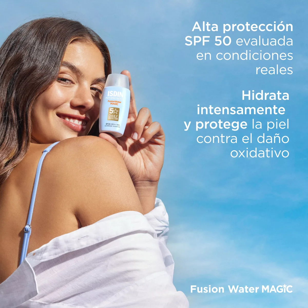 1541 Fusion Water MAGIC SPF 50 Protector solar ISDIN - 50ml
