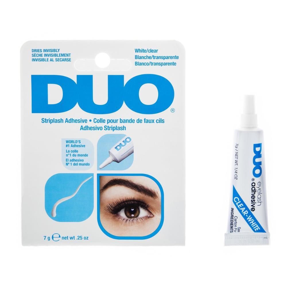 PEGAMENTO PARA PESTAÑAS WHITE/CLEAR - DUO