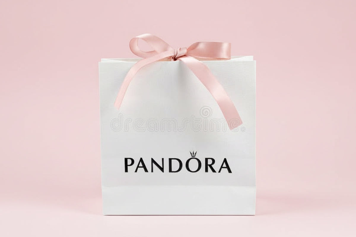 Bolsa Pandora lazo rosa Mi Bonita Bisuteria