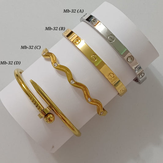 Mb-32 Brazalete en acero inoxidable. Seleccionar opciones