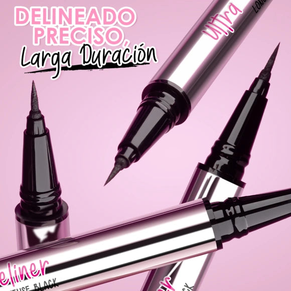 Ultra Fine Eyeliner Plumón delineador de larga duración.