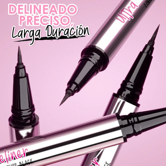 Ultra Fine Eyeliner Plumón delineador de larga duración.
