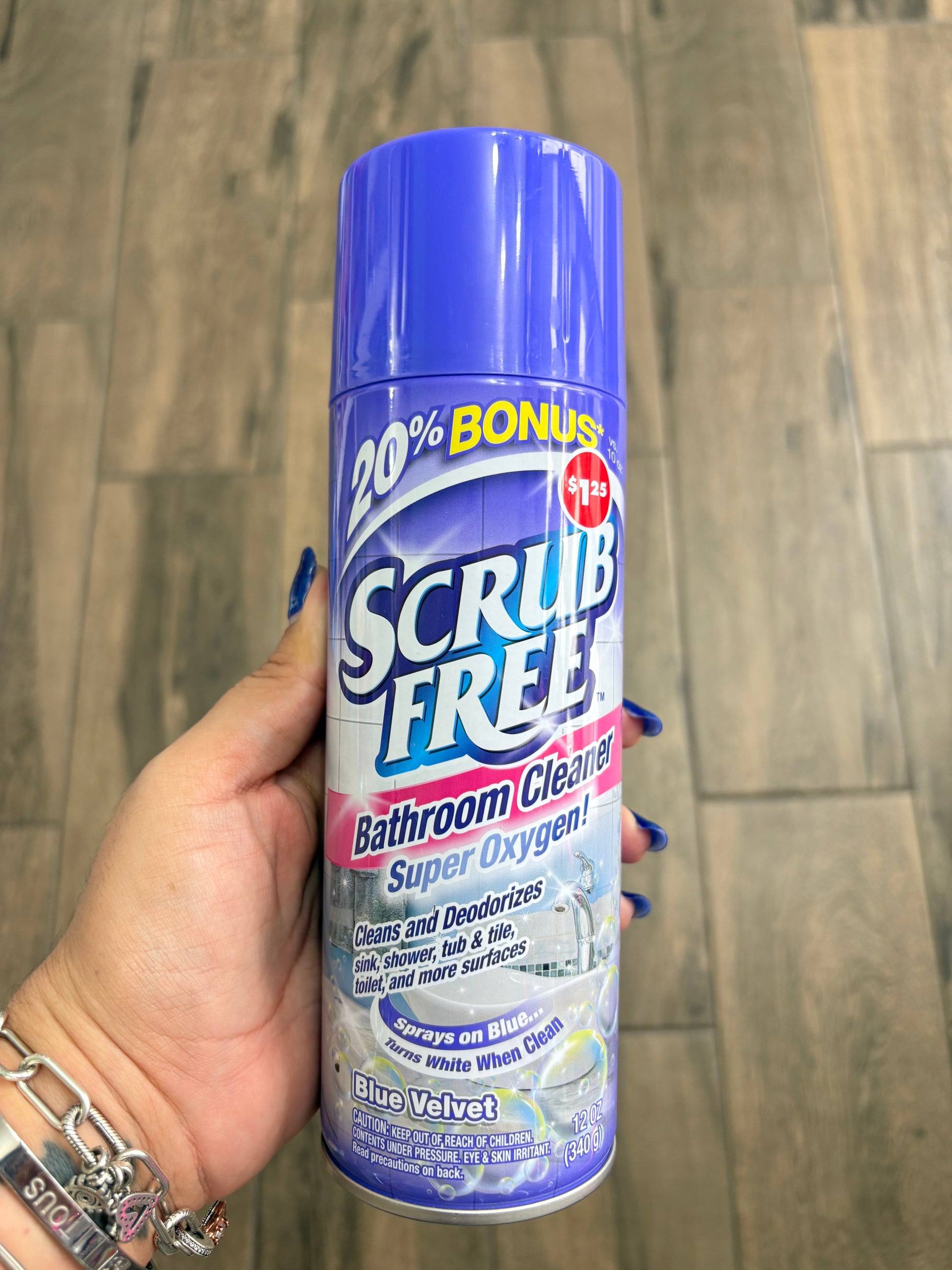 Limpiador De Baños Scrub Free Spray Con Oxi Clean 12oz