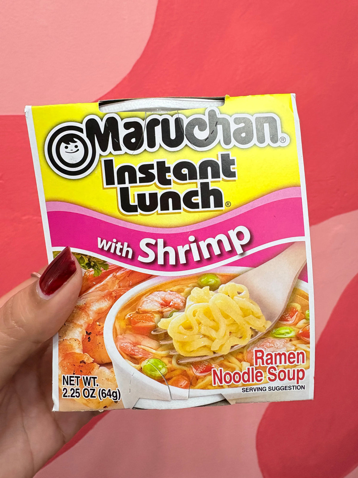 Sopa instantánea Maruchan camarón