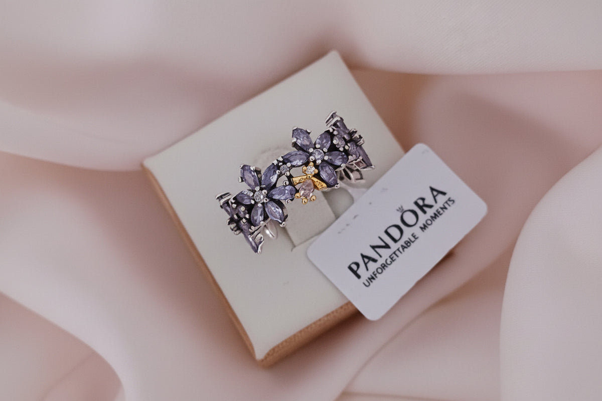 Mb-72 Anillo estilo Pandora Incuye caja y paño de limpieza.
