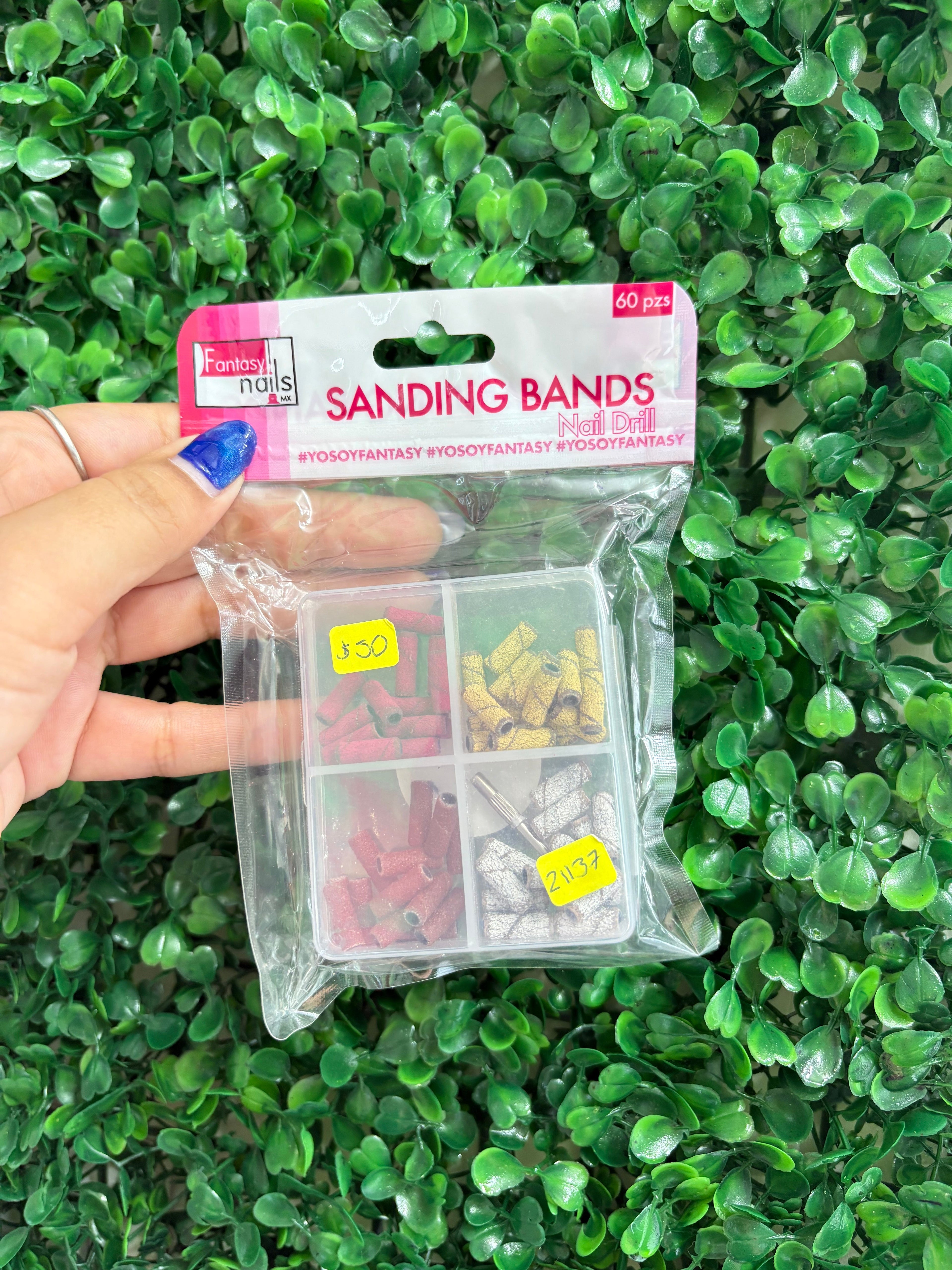 21137 Limas para dril Fantasy Nails Sandino Bands