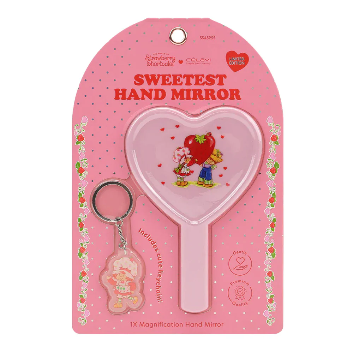 ESPEJO DE MANO CON FORMA DE CORAZÓN "STRAWBERRY SHORTCAKE"  SS45955 - CELAVI