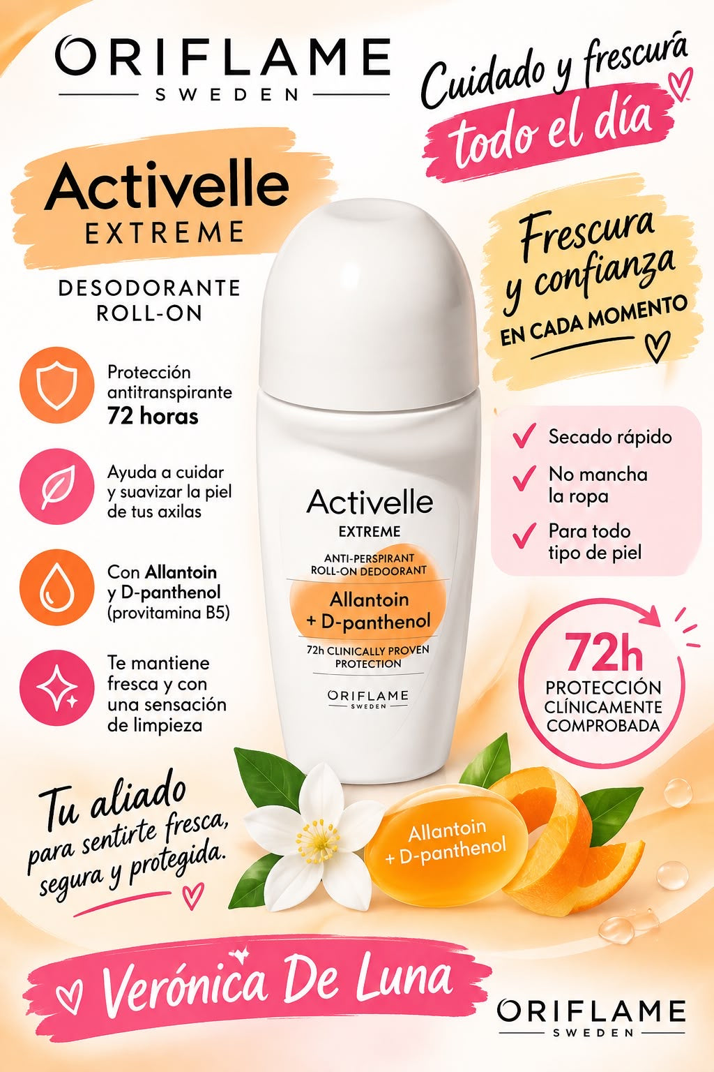 Desodorante Antitranspirante en Roll-On Activelle Extreme