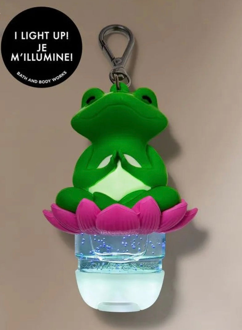 BATH&BODY WORKS | Frog Drink  PocketBac Holder / Porta Gel - Incluye Gel Antibacterial