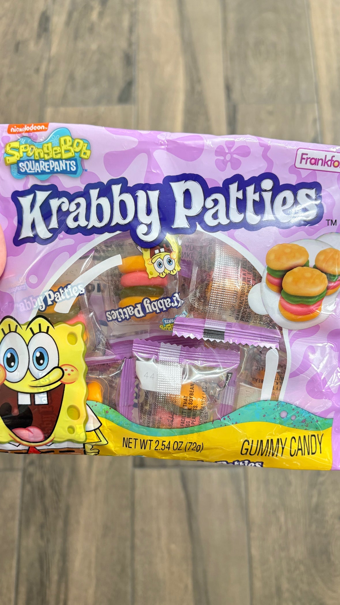 Krabby Patties Bob Esponja - presentación en bolsa