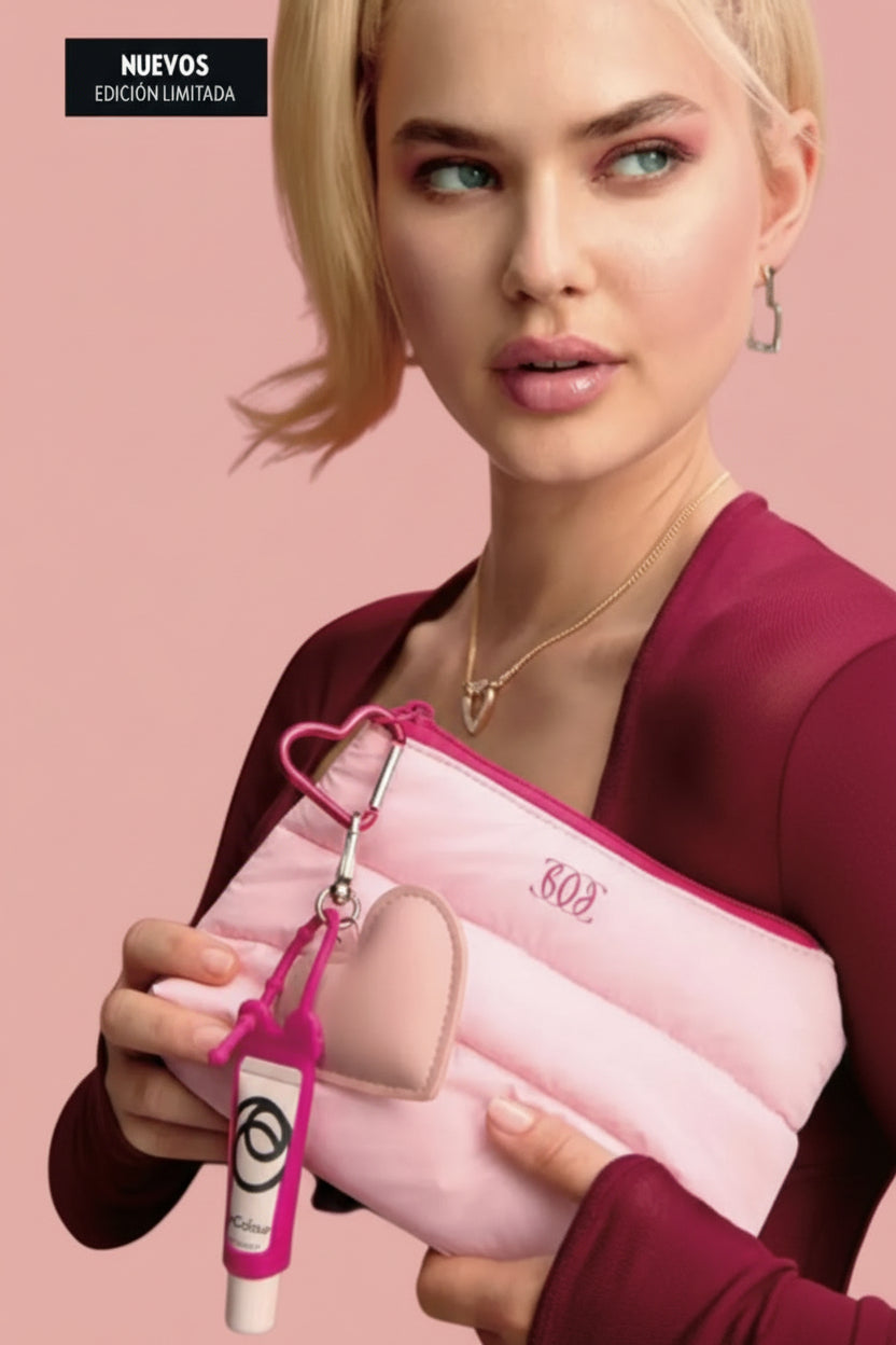 Holder de silicón para brillo de labios OnColour Oh! Sweet Glossy. Raspberry Cream.