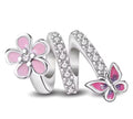 CHP169 Charm mariposa espiral.