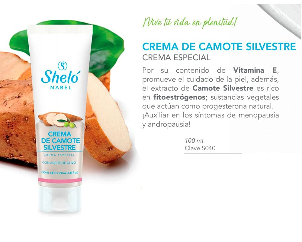 Crema Camote Silvestre - SHELO NABEL