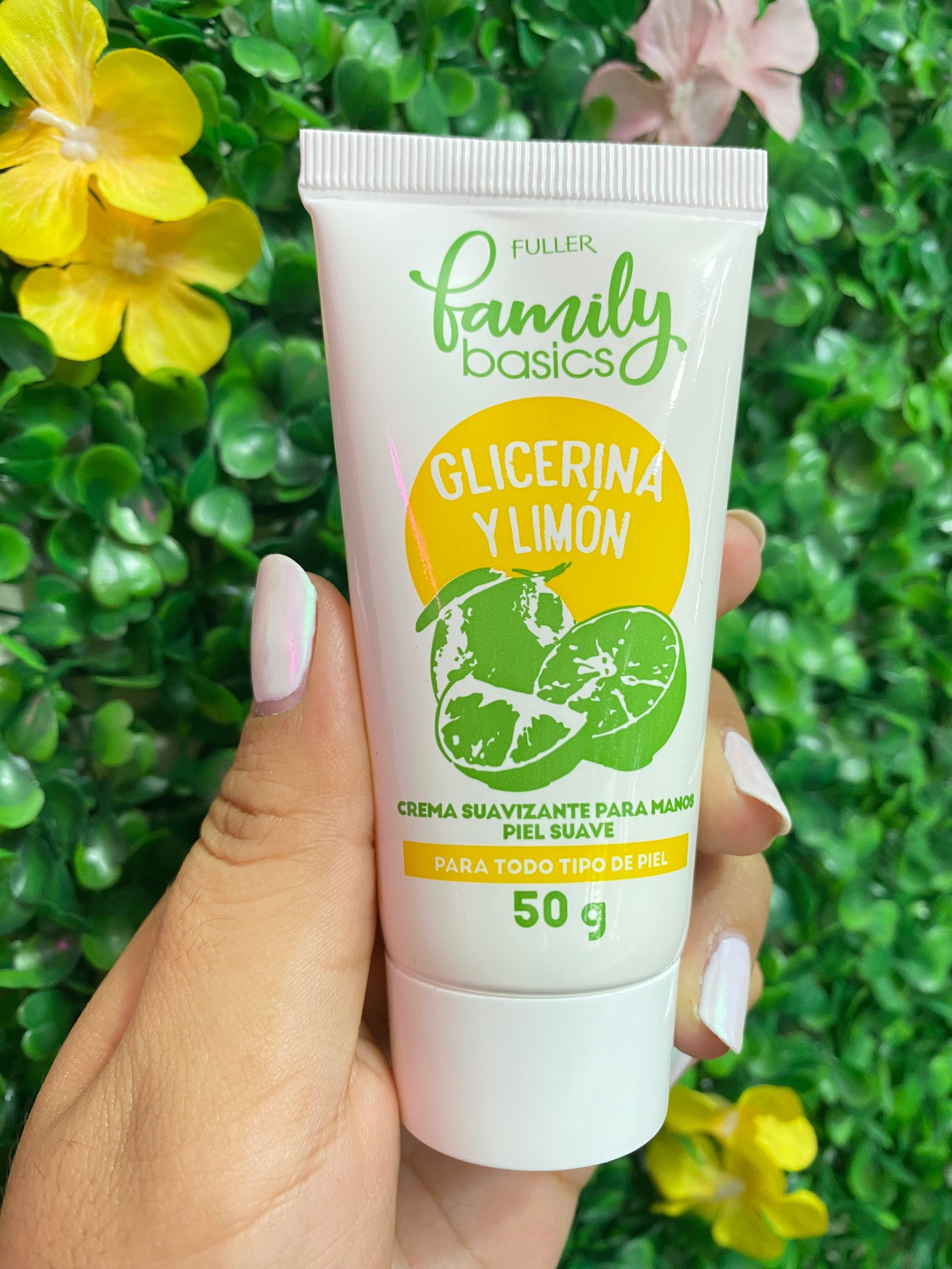 Crema de manos Glicerina y Limón
