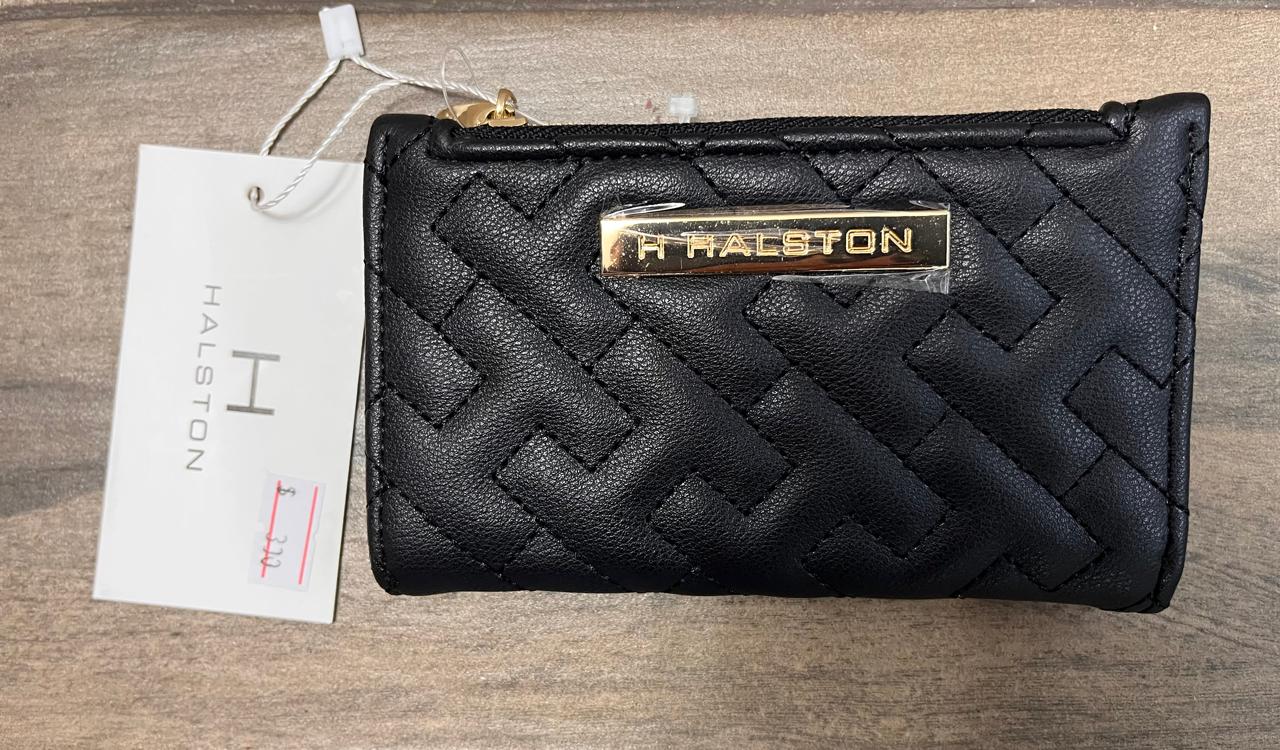 Cartera Halston Negra Dama