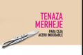 Pinza para ceja acero inoxidable.