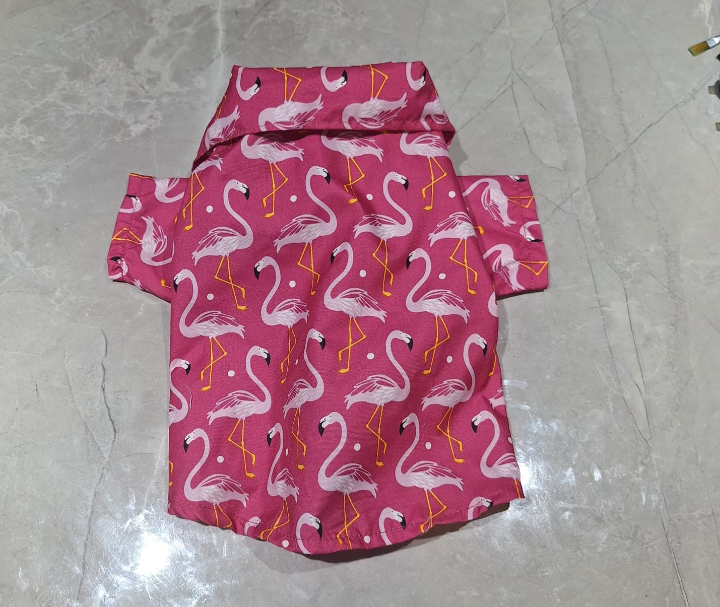 Camisa flamingos 🦩  para mascota