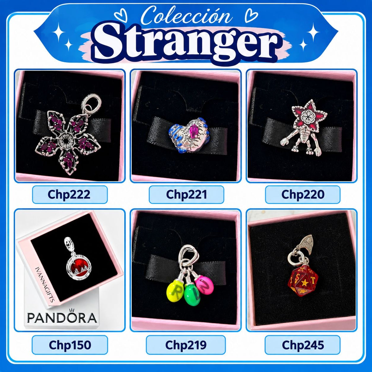 Charms Colección Stranger Things.
