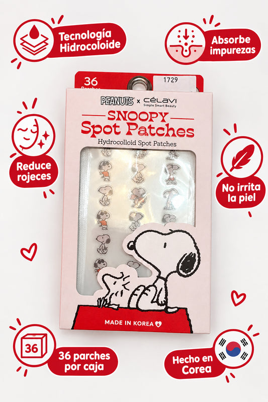 1729 Parches anti acné snoopy