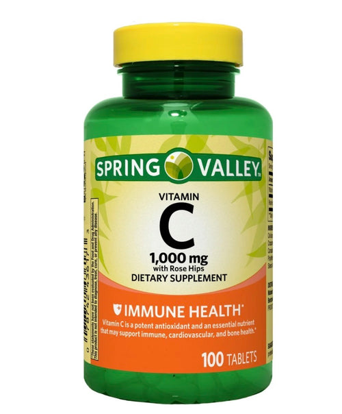 Vitamina C 1,000 mg con 100 Tabletas