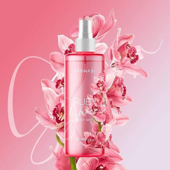 Body Mist Ruby Sheer de Farmasi