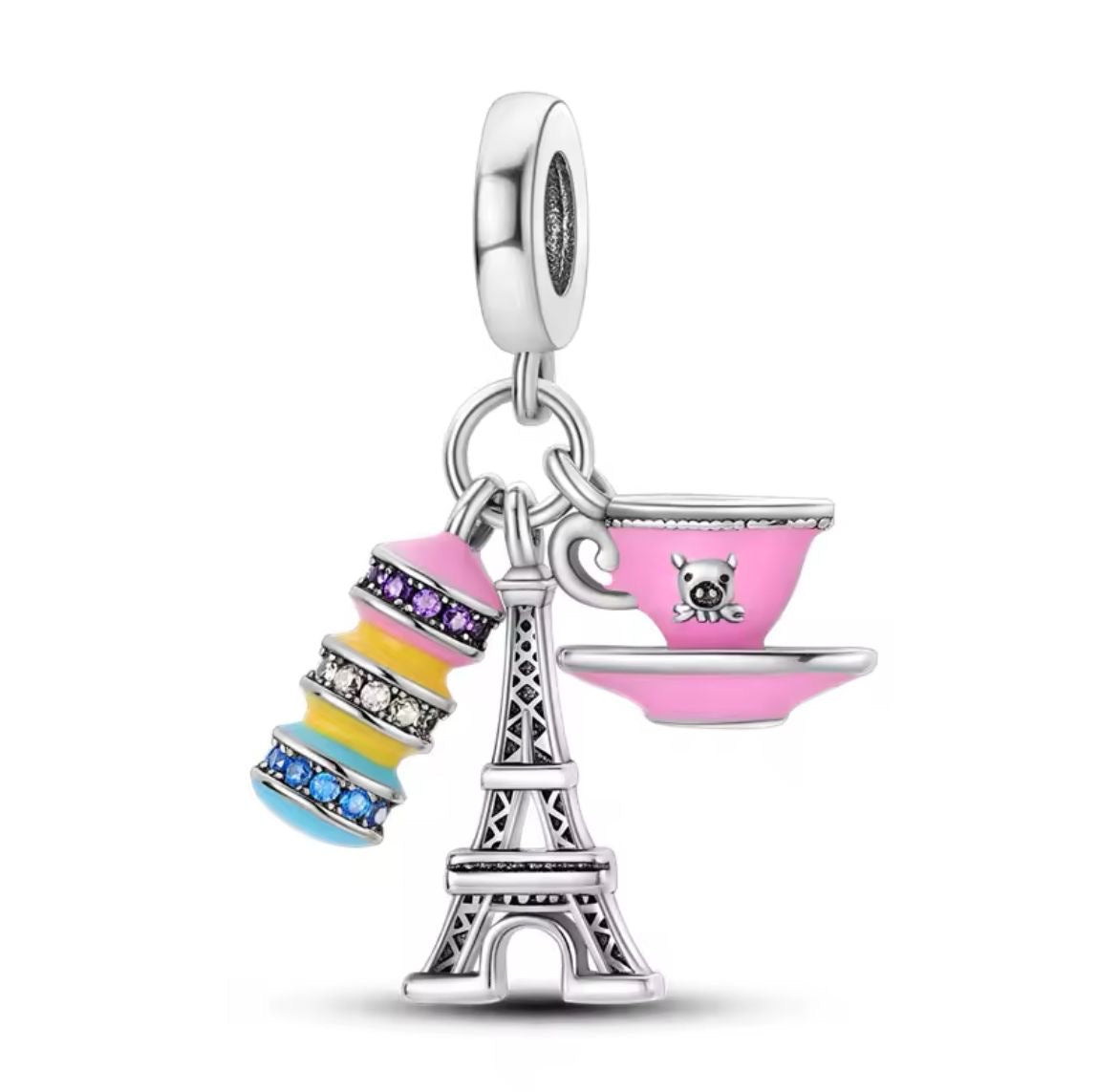 CHP176 Charm Torre Eiffel de colores