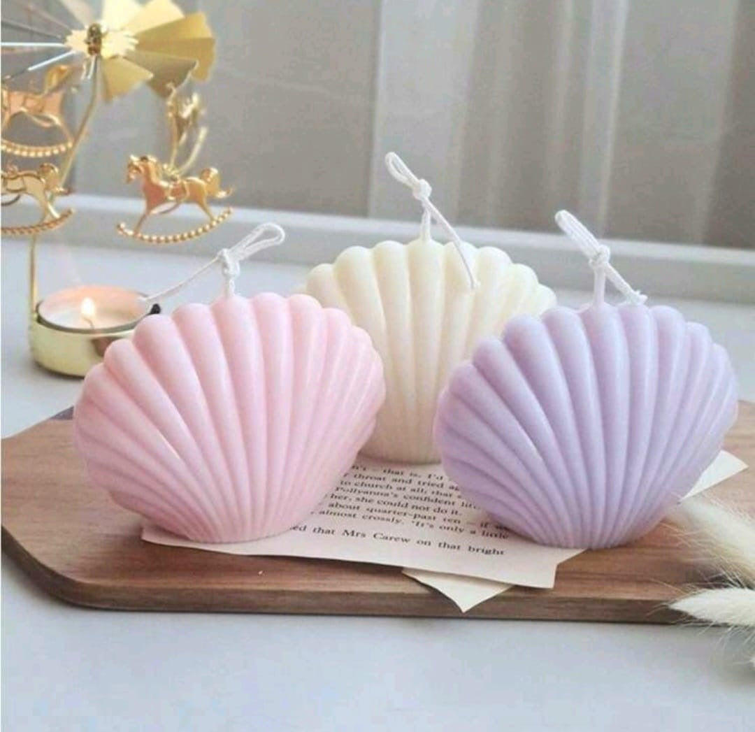 Molde para elaboración de velas en forma de conchita.