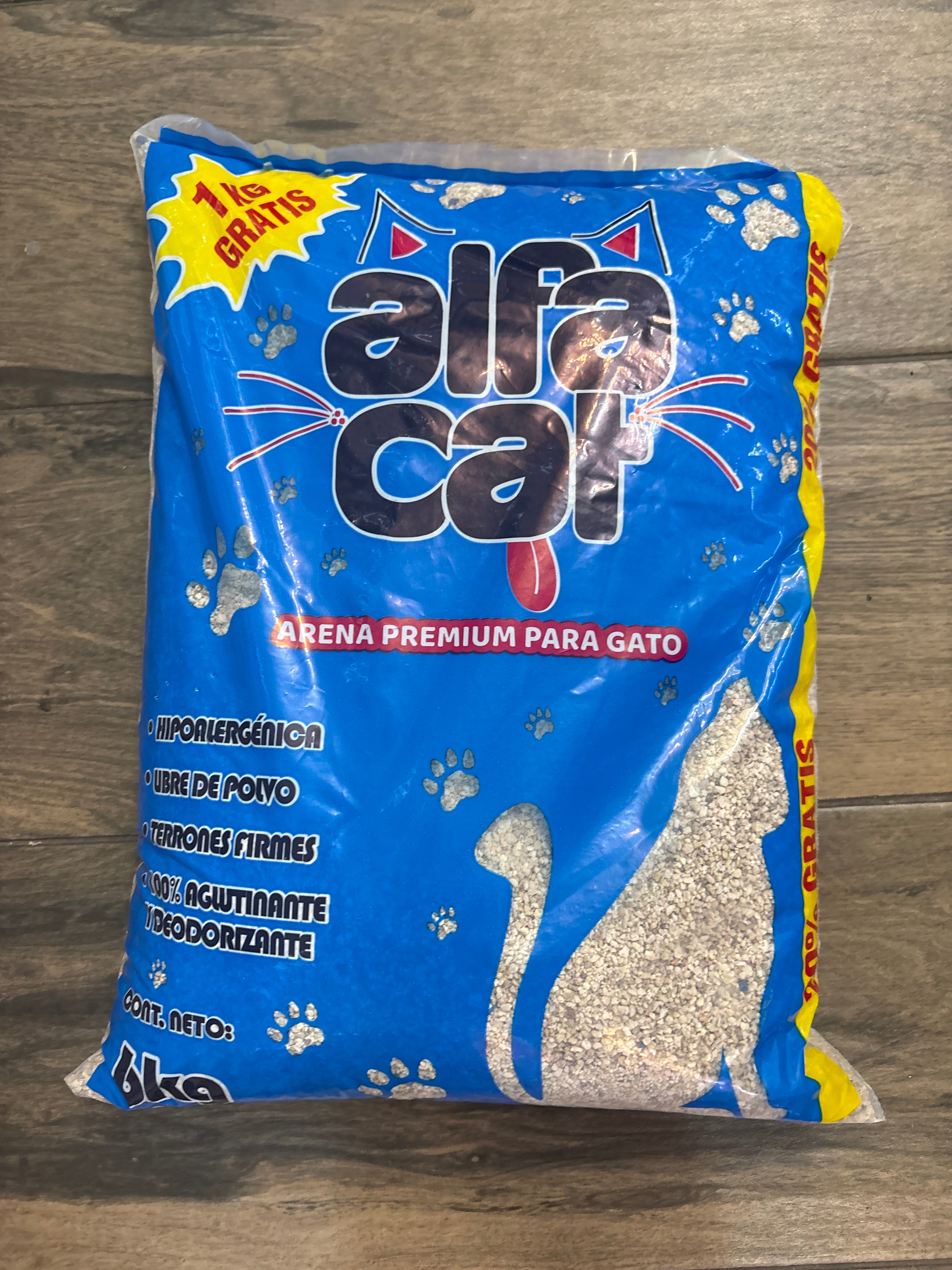 Arena para gato aroma