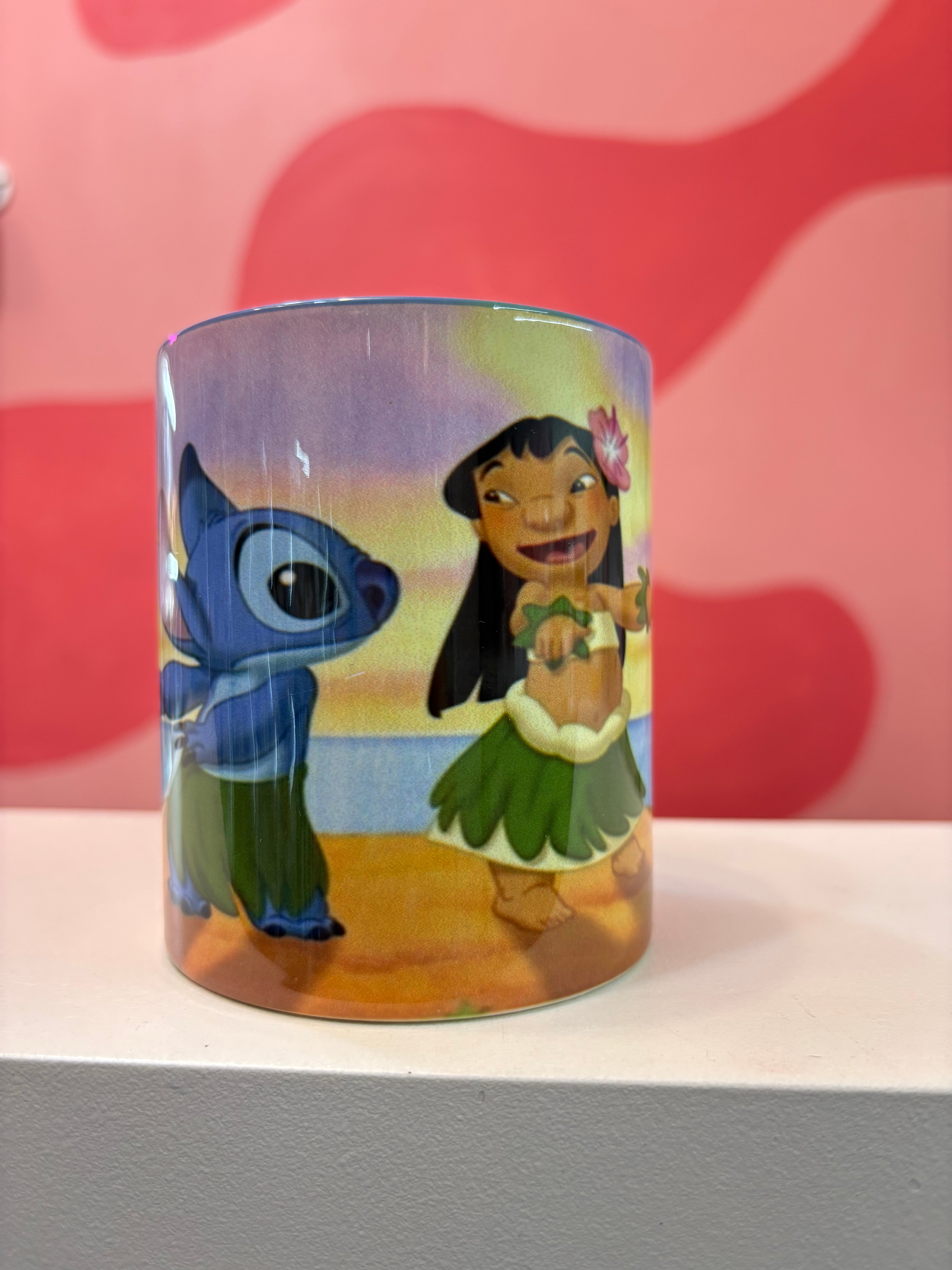 Taza con diseño Lilo y stitch