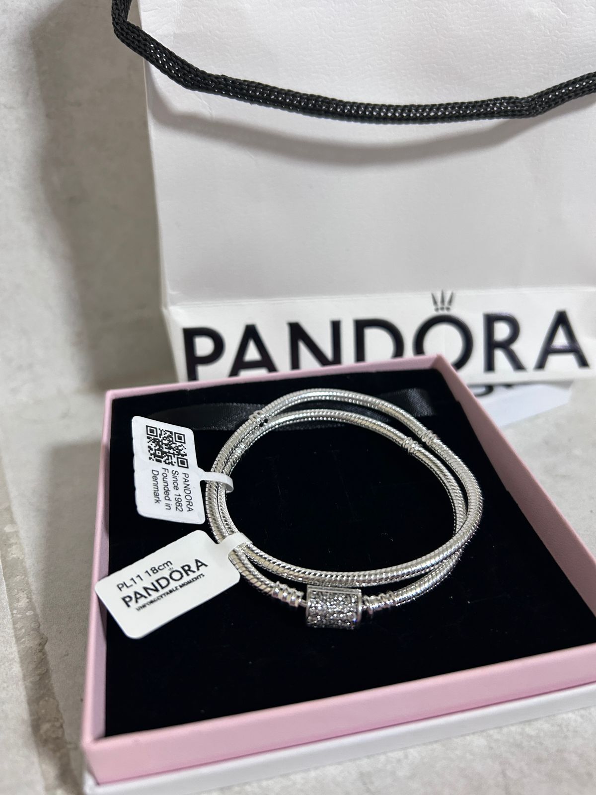 PL11 Brazalete estilo Pandora Calidad Premium
