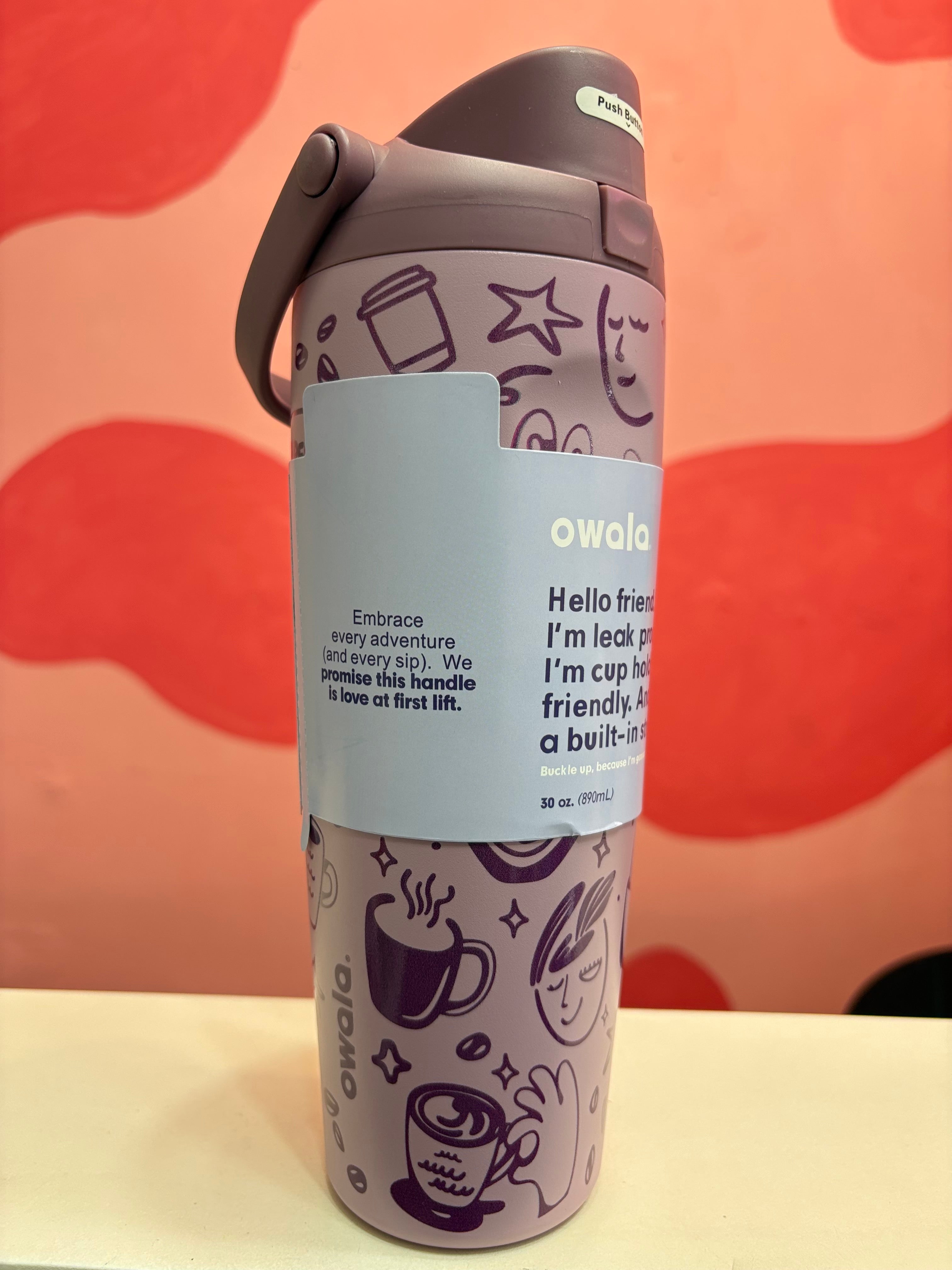 Termo estilo Owala 🩷 30oz. (890ml)