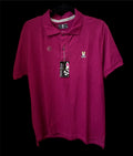 Playera tipo polo Magenta Talla XL