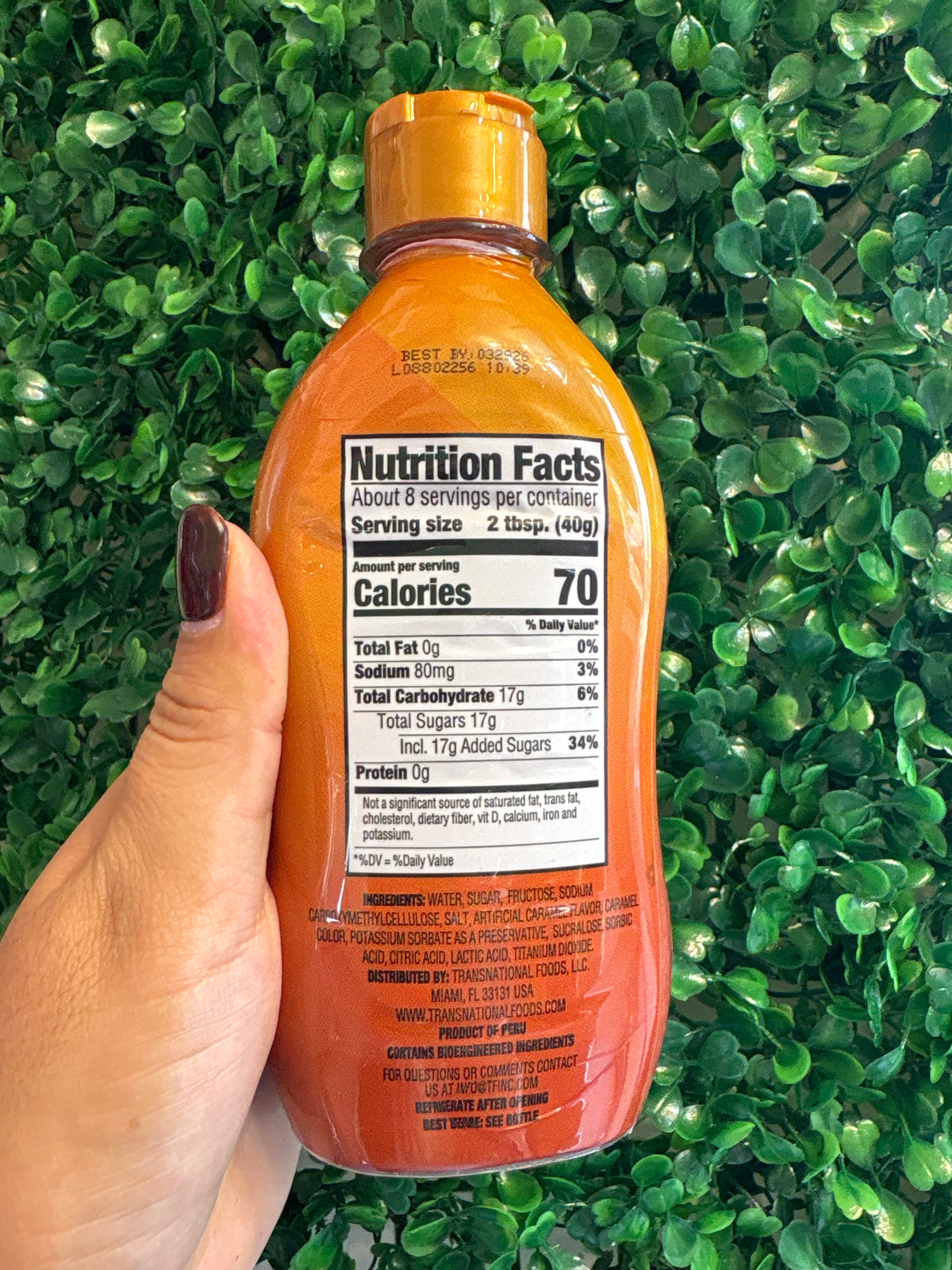 Syrup Caramel 340g