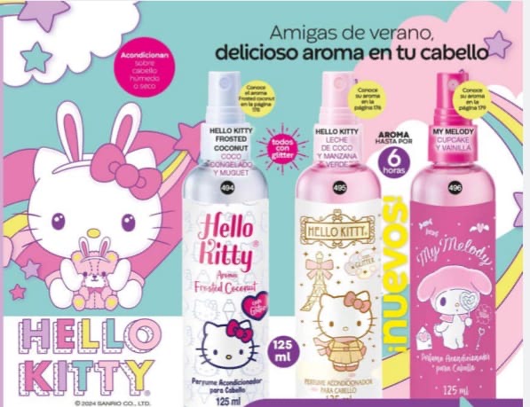 Perfume para cabello Kitty