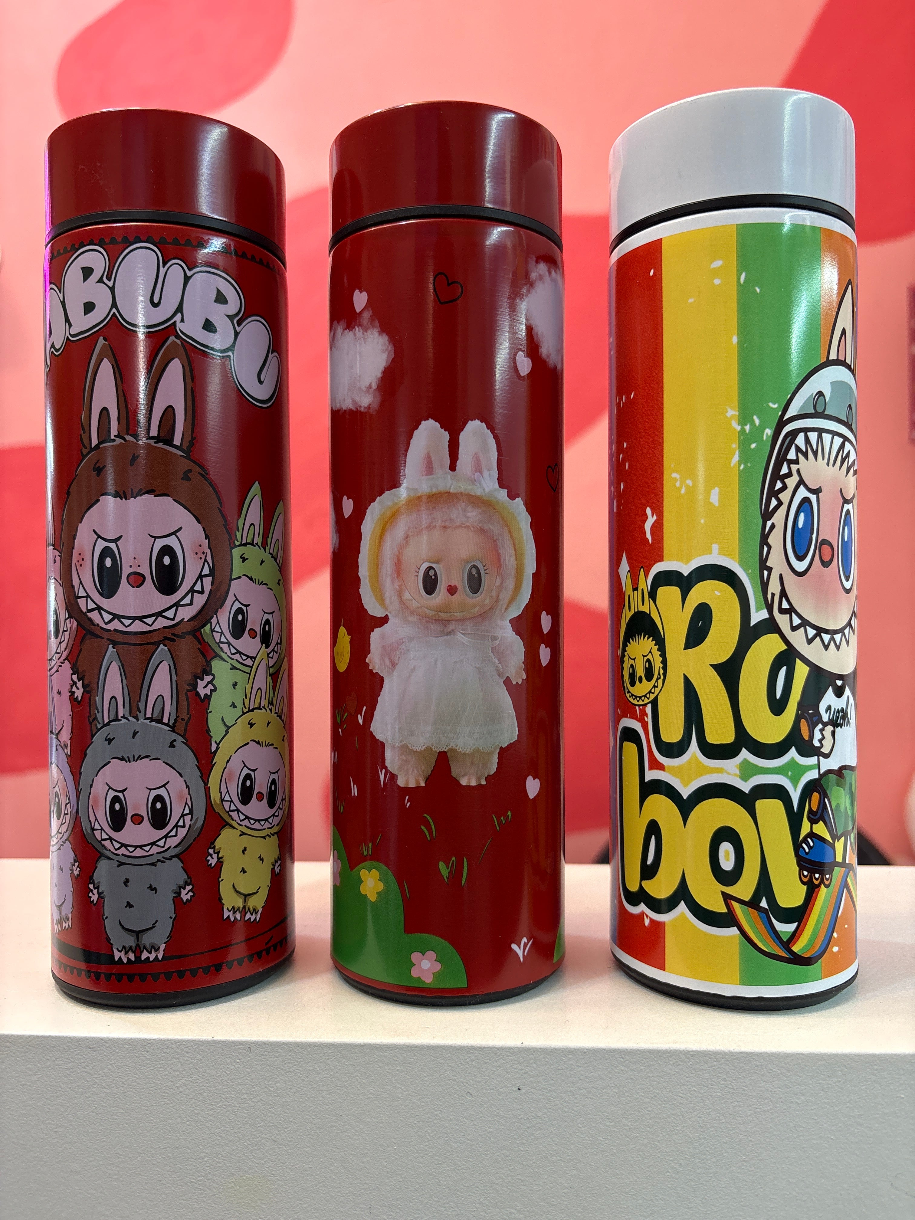 Termo Labubu con indicador led de temperatura