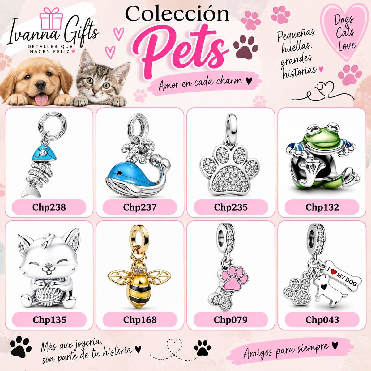 Charm Colección Pets.