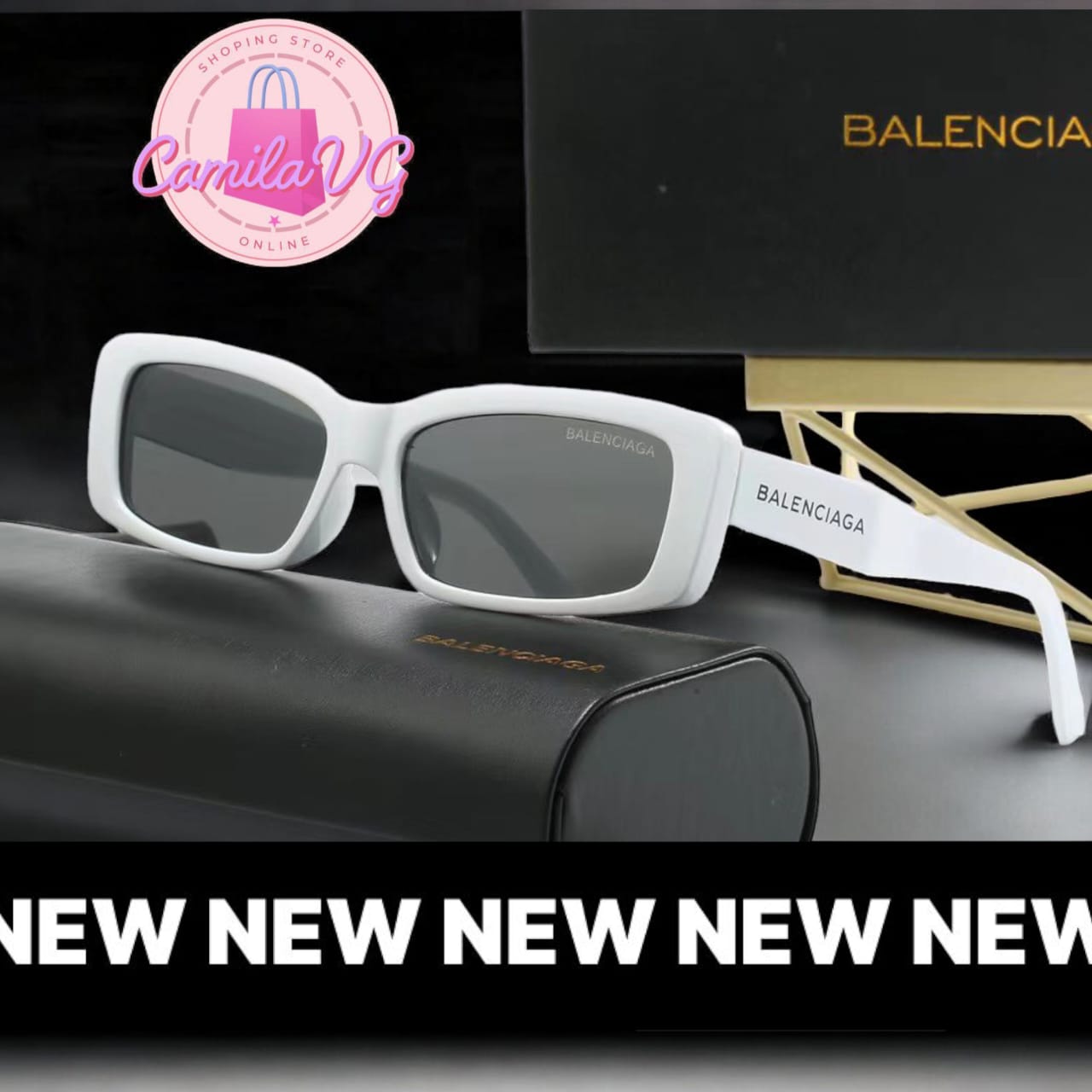 LE10 Lentes de sol Dupe Balenciaga - Camila VG