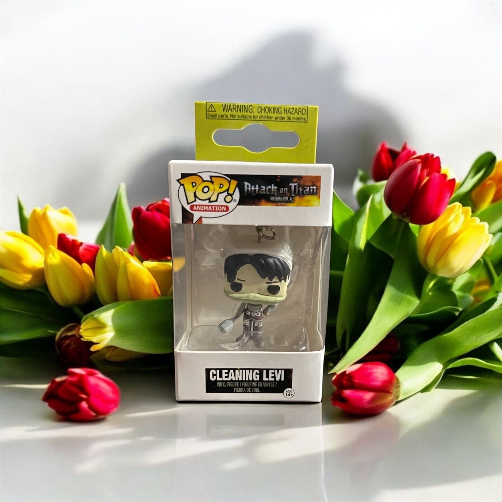Llavero Funko pop! Cleaning Levi