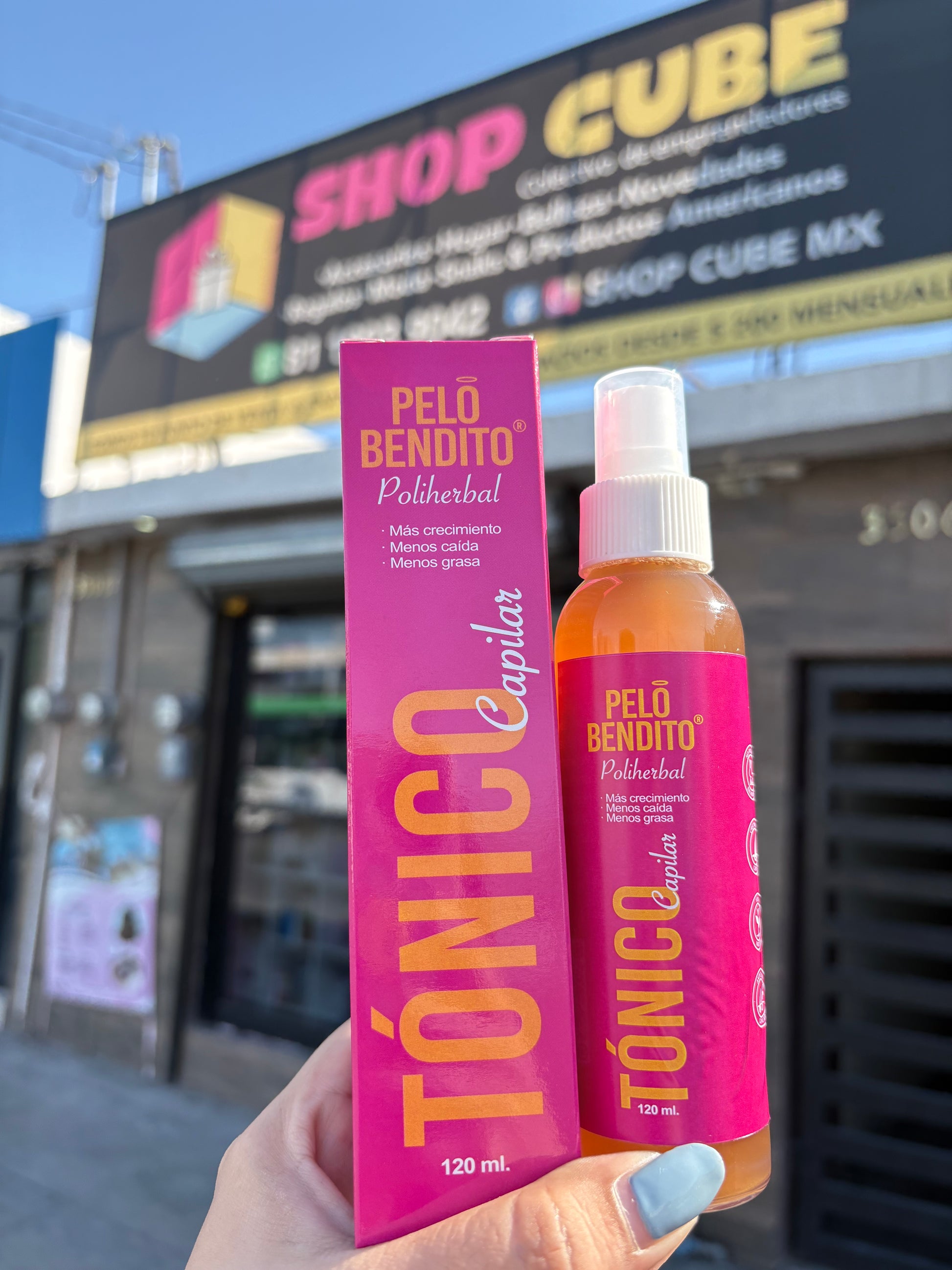 🌱 Tónico Capilar Poliherbal 120ml - Pelo Bendito