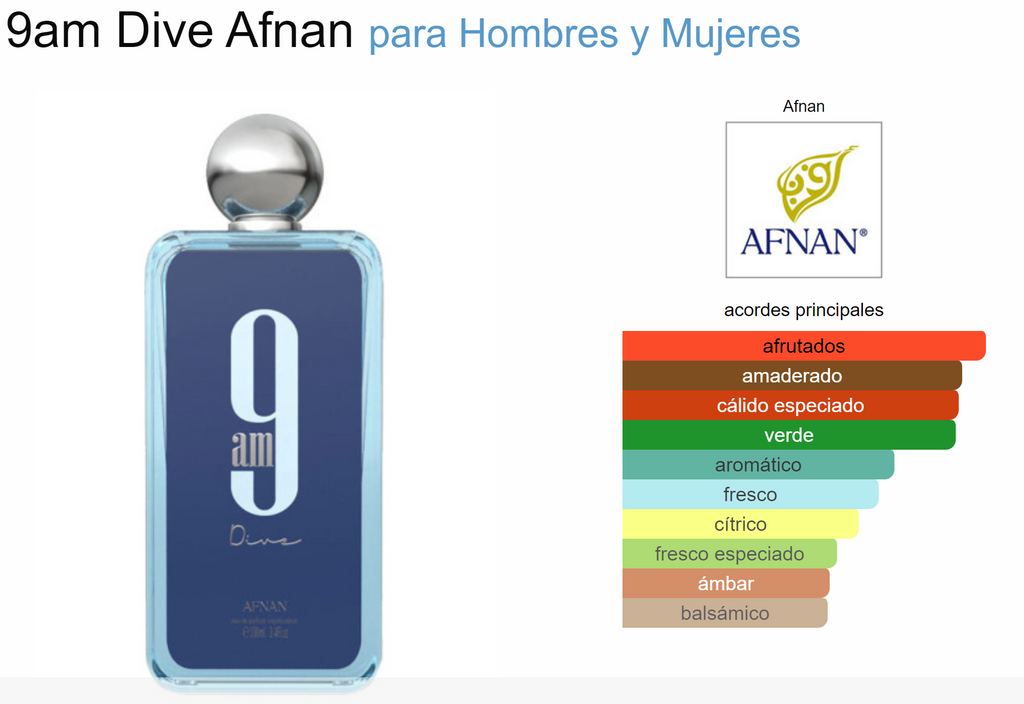 Perfume 9am Dive Caballero 100ml